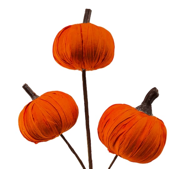 10" Orange Pumpkin Pick by Ashland®